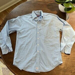 Vineyard vines light blue pinstripe Murray shirt size M men’s